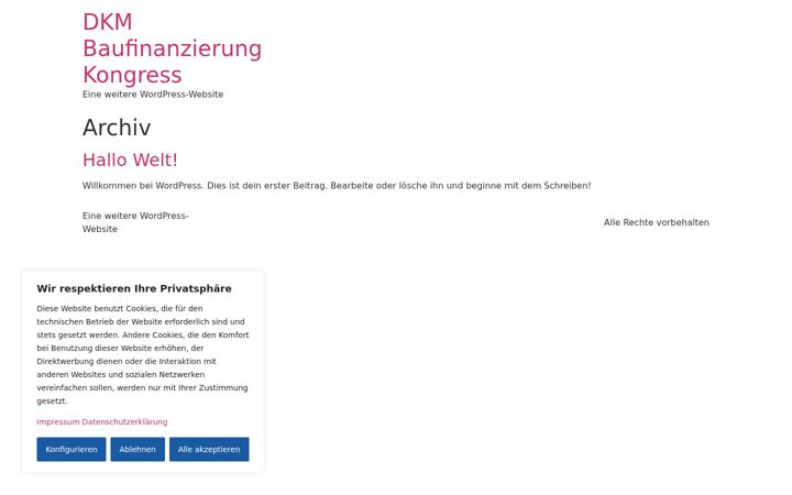 Screenshot of baufi-kongress.de