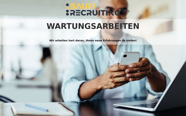 Skärmbild av baufi-recruiting.de
