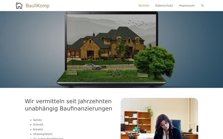 Screenshot of baufikomp.de