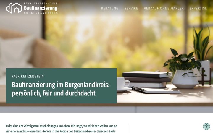 Capture d'écran de baufinanzierung-blk.de