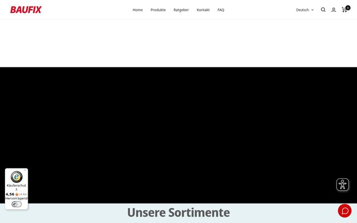 Screenshot of baufix-online.com