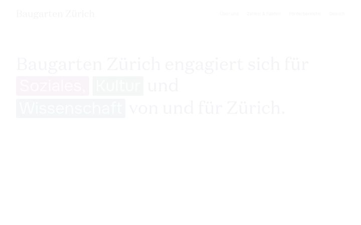 Skærmbillede af baugarten-zuerich.ch