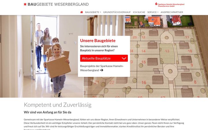 Screenshot di baugebiete-weserbergland.de