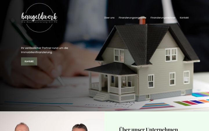 Screenshot of baugeldwerk.de