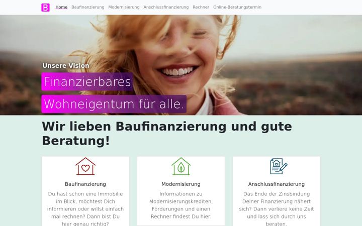 Screenshot of baugeldzentrum-berlin.de