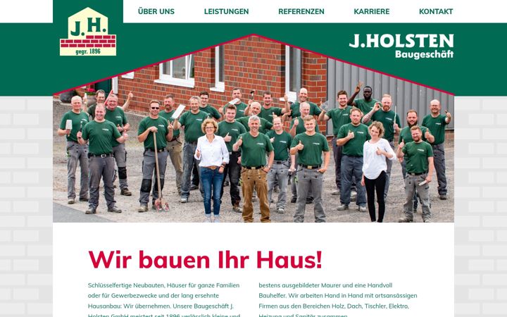 Captura de ecrã de baugeschaeft-holsten.de