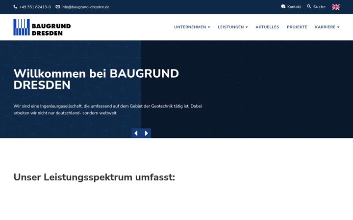 Screenshot of baugrund-dresden.de