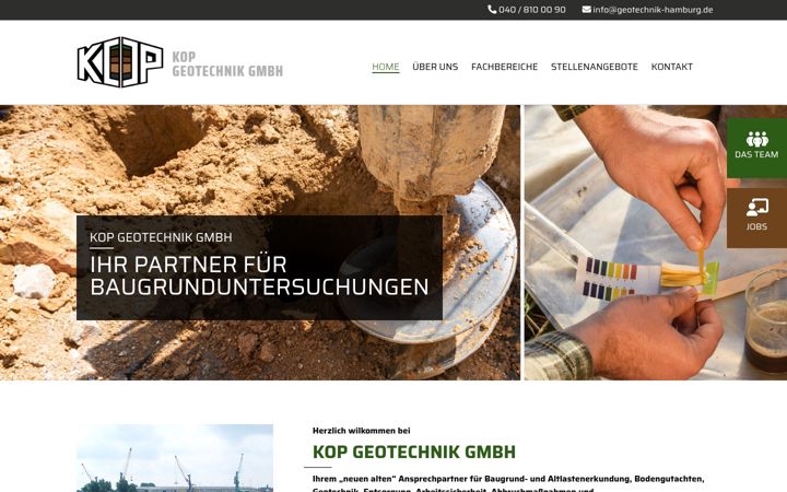 Screenshot of baugrund-kuhrau.de