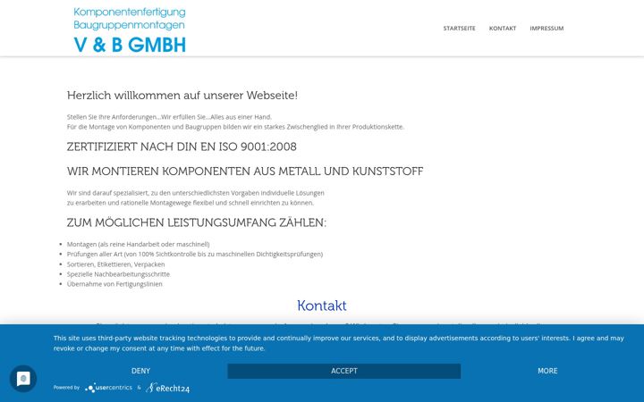 Screenshot of baugruppenmontagen-vogt.de