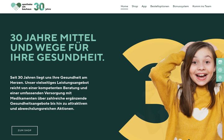 Screenshot of bauhausapotheken.de