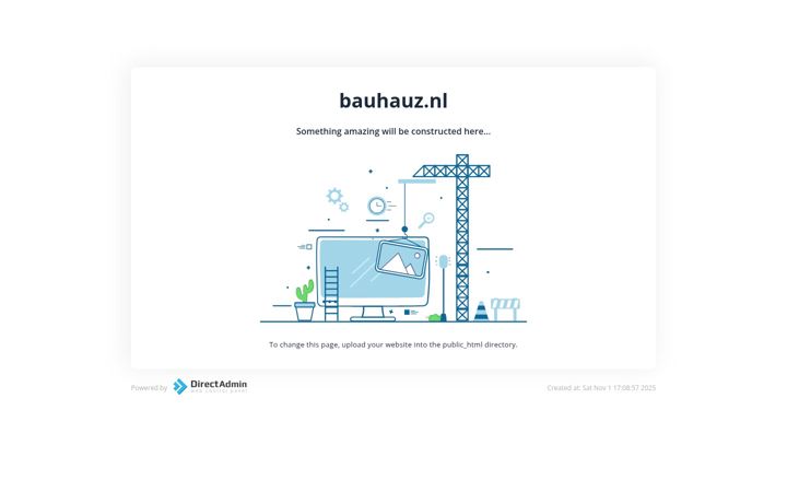 Screenshot of bauhauz.nl