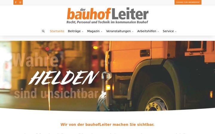 Skærmbillede af bauhof-leiter.de