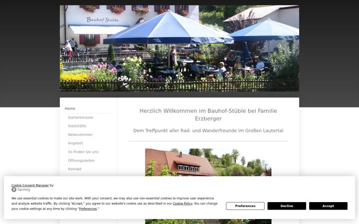 Screenshot of bauhof-stueble.de