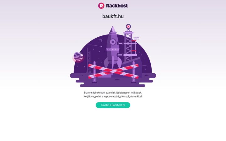 Screenshot of baukft.hu