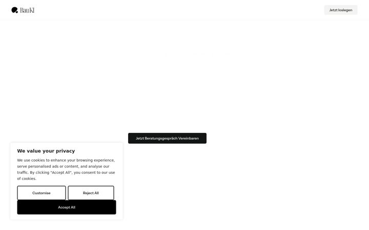 Screenshot of bauki.ai