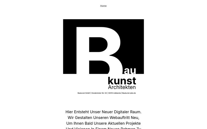 Екранна снимка на baukunst-plan.de