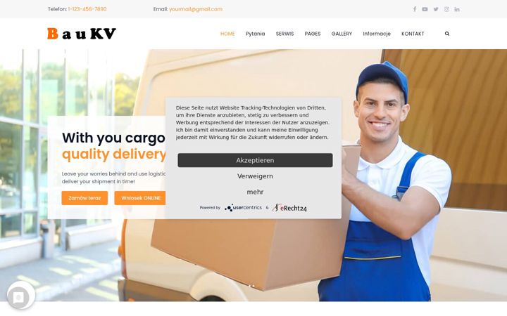 Екранна снимка на baukv.de