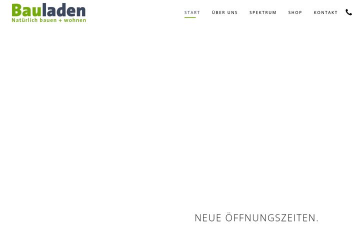 Екранна снимка на bauladen-bielefeld.de