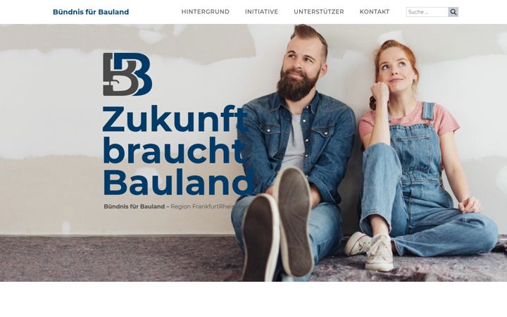 Екранна снимка на bauland-frankfurtrheinmain.de