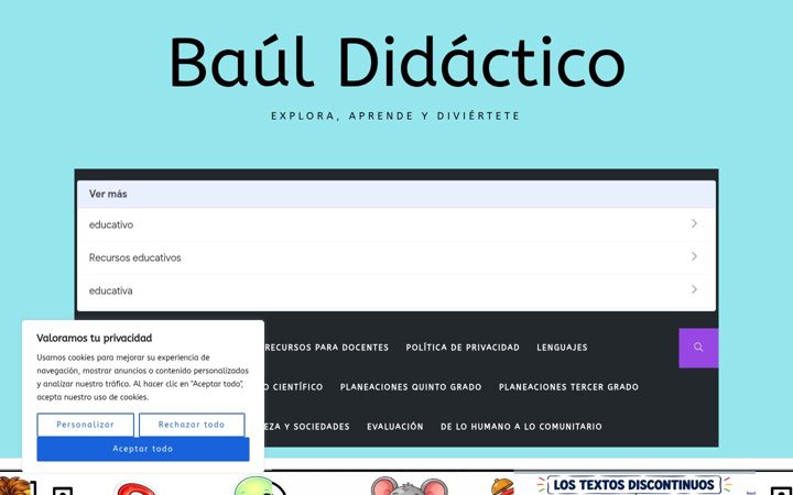 Screenshot of bauldidactico.com