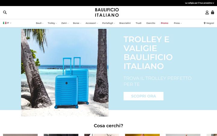 Screenshot of baulificioitaliano.com