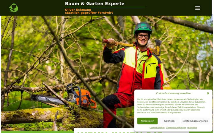 Snímek obrazovky baum-garten.expert