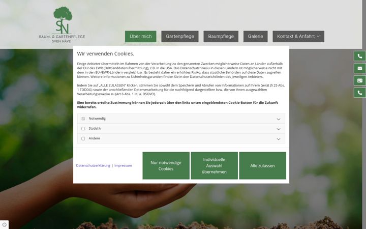 Snímek obrazovky baum-gartenpflege-naeve.de