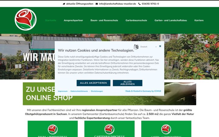 Screenshot of baum-rosenschule-mueller.de