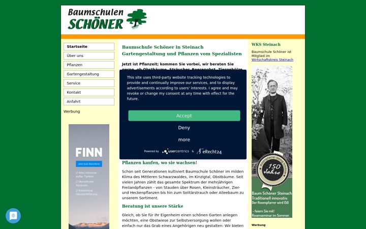 Screenshot of baum-schoener.de