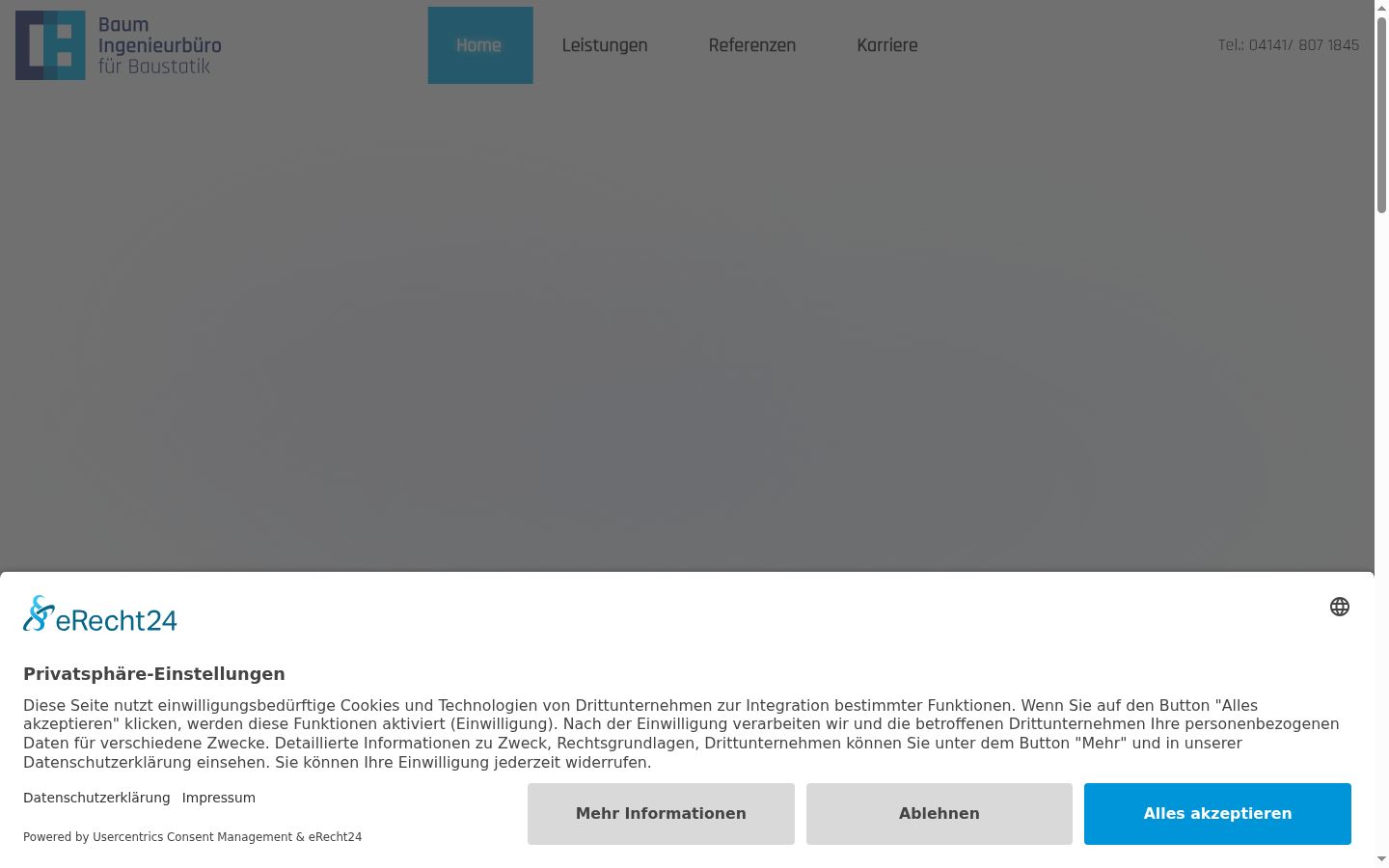 Screenshot tal-banner tal-kunsens muri qabel kwalunkwe interazzjoni