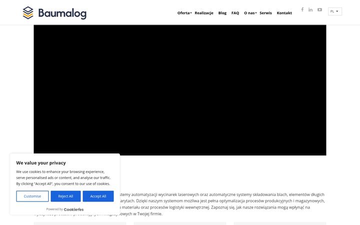 Screenshot of baumalog.pl