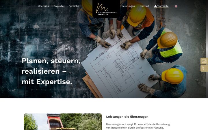 Screenshot of baumanagement-mandler.de