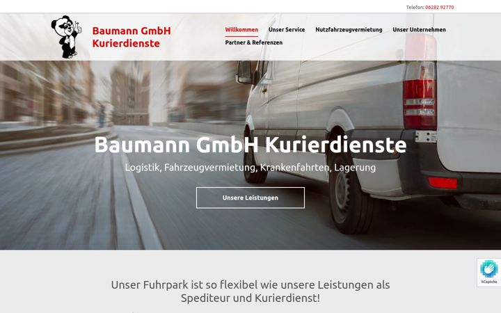 Screenshot of baumann-wallduern.de