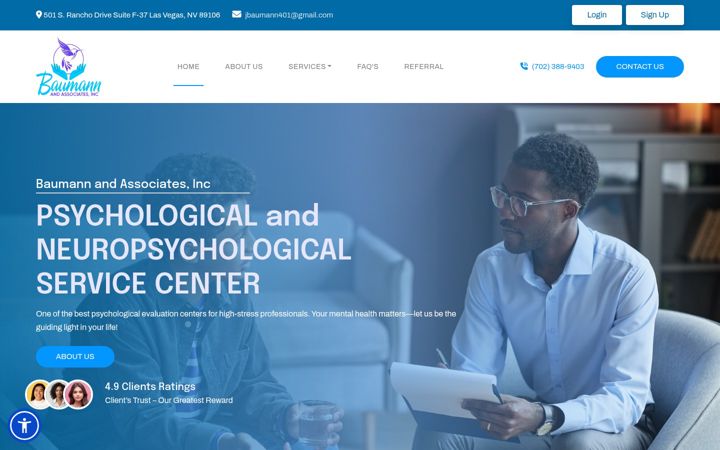 Screenshot of baumannassocinc.com