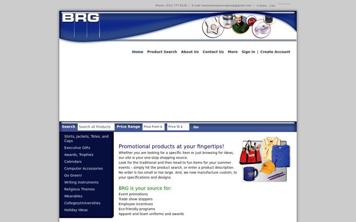 Screenshot of baumannresourcegroup.com