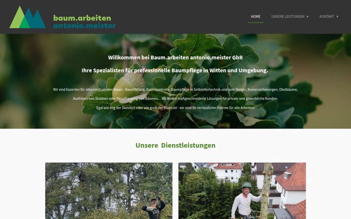 Screenshot of baumarbeiten-witten.de