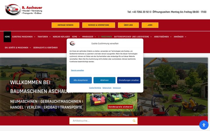 Screenshot of baumaschinen-aschauer.at