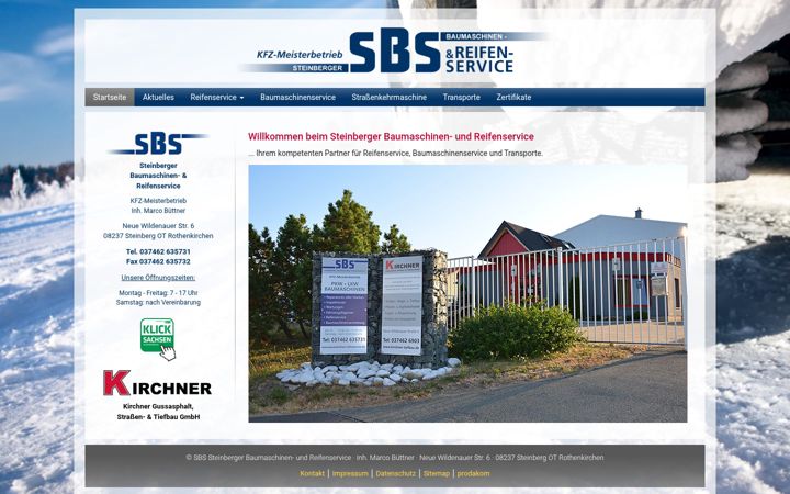 Screenshot of baumaschinen-reifenservice.de