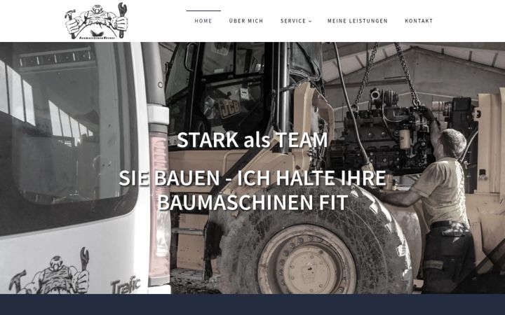 Screenshot of baumaschinenwerner.com