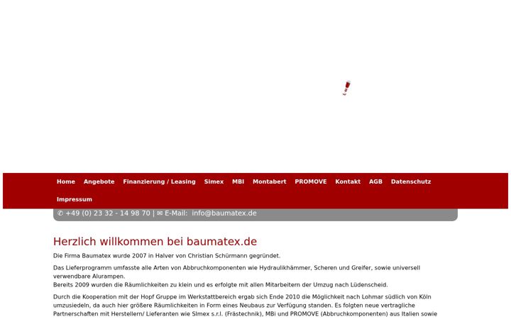 Screenshot of baumatex.info