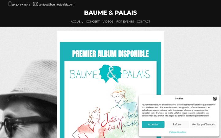 Screenshot of baumeetpalais.com