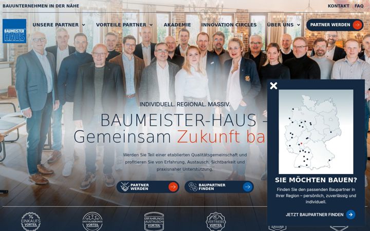 Screenshot of baumeister-haus.de