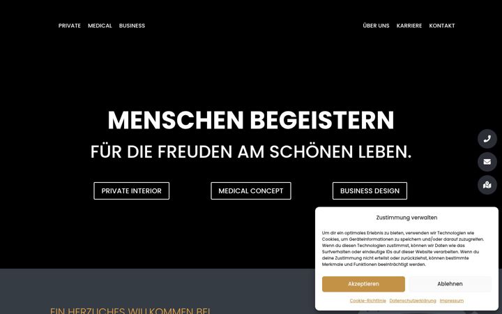 Posnetek zaslona baumeister-inneneinrichtungen.de