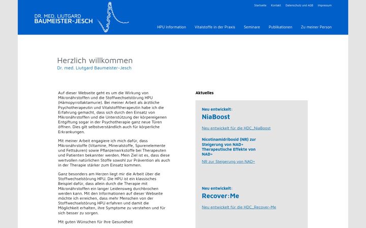 Posnetek zaslona baumeister-jesch.de