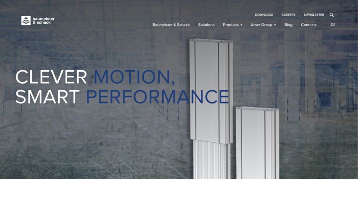 Screenshot of baumeister-schack.de