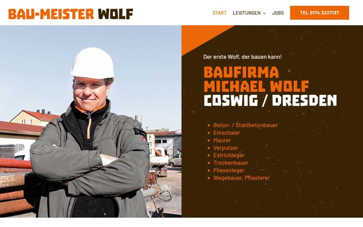 Screenshot of baumeister-wolf.de