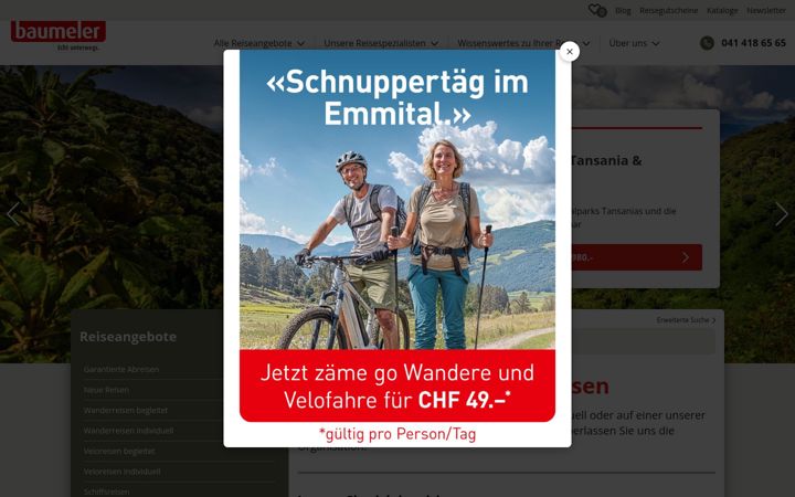 Screenshot of baumeler.ch