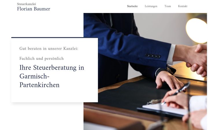 Posnetek zaslona baumer-stb.de