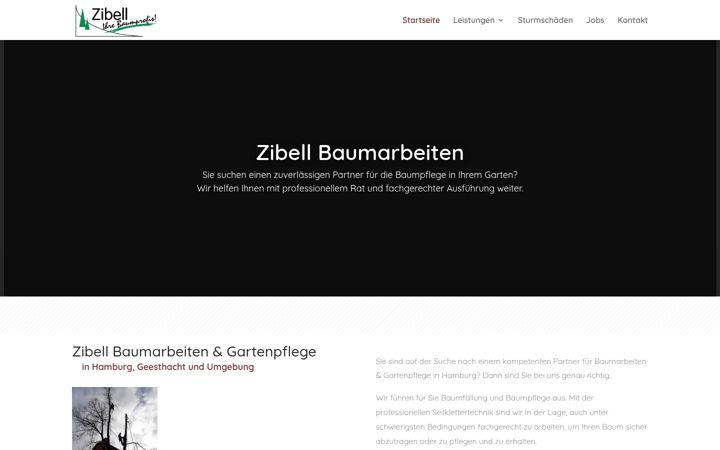 Skærmbillede af baumfaeller-hamburg.de
