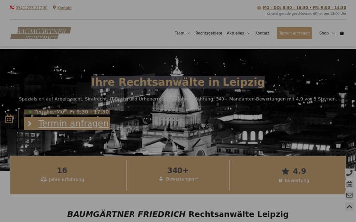 Screenshot of baumgaertner-friedrich.com